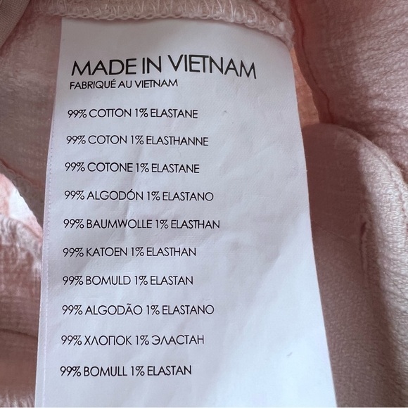 CLUB Monaco Pink Tweed Cropped Ankle Pants Size 4 - Picture 7 of 10